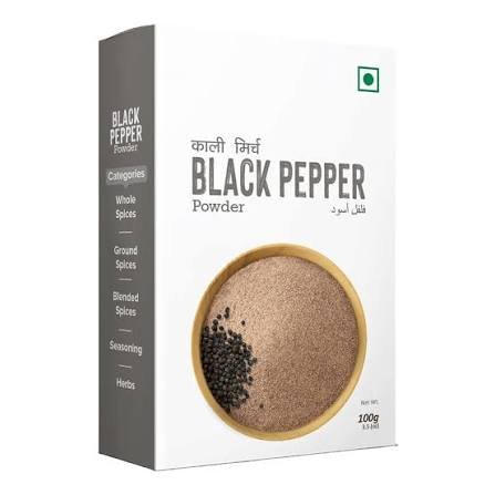 Eartlylife-Black Pepper Powder, 100gm