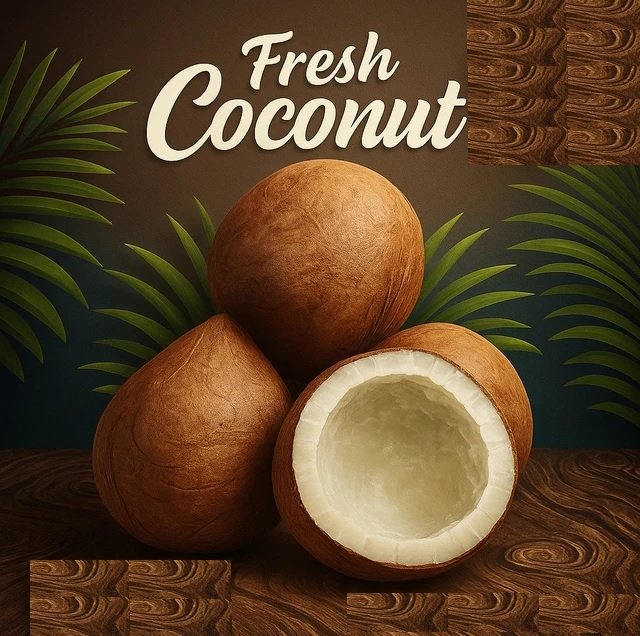 FRESH DRY COCONUT (COPRA), 500GM
